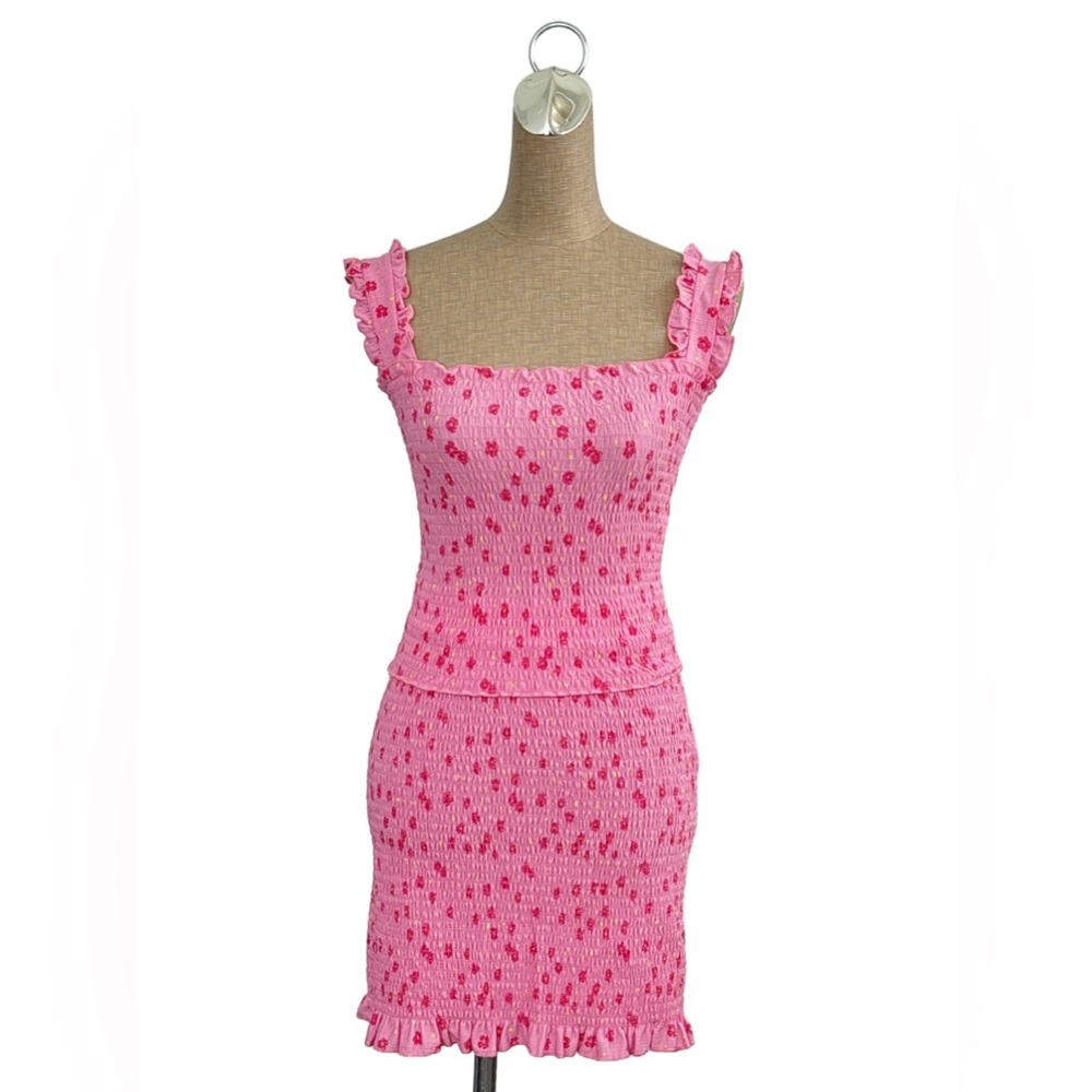 PIECES Smock Top and Skirt - Matching Set